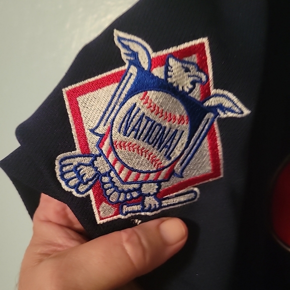 Mens MLB Chicago Cubs Mark Prior Jersey. XL. Navy red white. - Picture 8 of 8